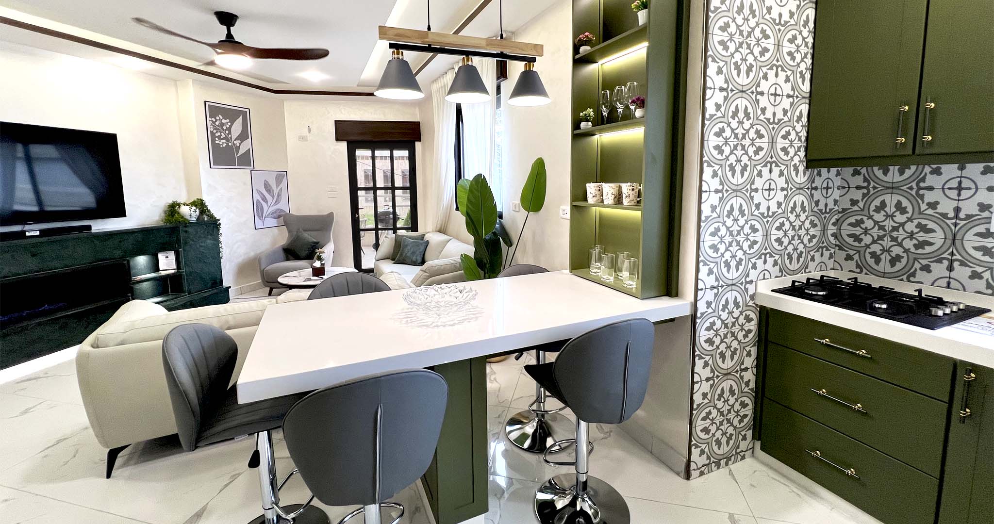 شقة اولي - شقة فاخرة للإيجار في جبل عمان/ الدوار الثاني